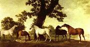 George Stubbs, Pferde in einer Landschaft